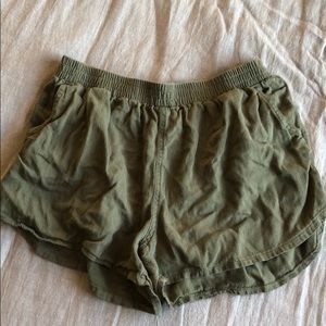 Olive shorts